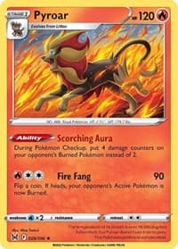 Pyroar - SWSH11: Lost Origin - Pokemon card