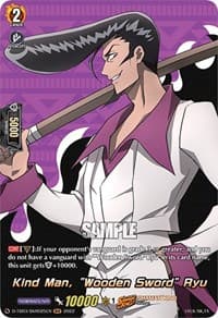 Kind Man, "Wooden Sword" Ryu (SKR) - D-TB03: Shaman King - Cardfight Vanguard card