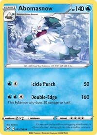 Abomasnow - SWSH11: Lost Origin - Pokemon card