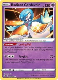 Radiant Gardevoir - SWSH11: Lost Origin - Pokemon card
