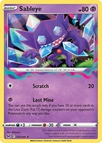 Sableye - SWSH11: Lost Origin - Pokemon card