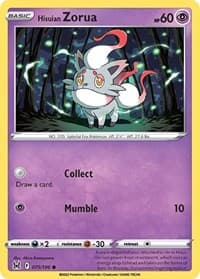 Hisuian Zorua - SWSH11: Lost Origin - Pokemon card