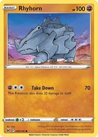 Rhyhorn - SWSH11: Lost Origin - Pokemon card