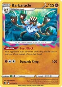 Barbaracle - SWSH11: Lost Origin - Pokemon card