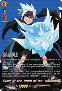 Ruler of the World of Ice, Horohoro (SKR) - D-TB03: Shaman King - Cardfight Vanguard card
