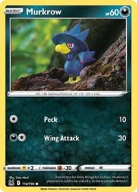 Murkrow - SWSH11: Lost Origin - Pokemon card