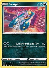 Seviper - SWSH11: Lost Origin - Pokemon card