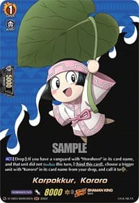 Korpokkur, Kororo (SKR) - D-TB03: Shaman King - Cardfight Vanguard card