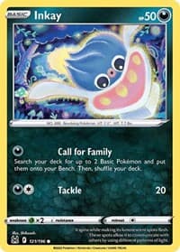 Inkay (121) - SWSH11: Lost Origin - Pokemon card