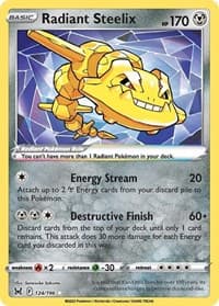 Radiant Steelix - SWSH11: Lost Origin - Pokemon card