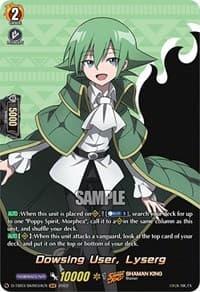 Dowsing User, Lyserg (SKR) - D-TB03: Shaman King - Cardfight Vanguard card