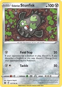 Galarian Stunfisk - SWSH11: Lost Origin - Pokemon card