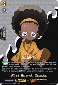 First Errand, Opacho (SKR) - D-TB03: Shaman King - Cardfight Vanguard card