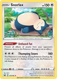 Snorlax - SWSH11: Lost Origin - Pokemon card