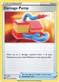 Damage Pump - SWSH11: Lost Origin - Pokemon card