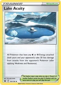 Lake Acuity - SWSH11: Lost Origin - Pokemon card