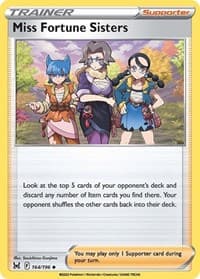 Miss Fortune Sisters - SWSH11: Lost Origin - Pokemon card