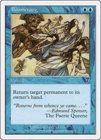Boomerang - 7th Edition - Magic: The Gathering card