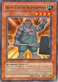 Iron Chain Repairman - Crossroads of Chaos - YuGiOh card