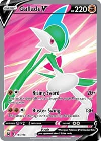 Gallade V (Full Art) - SWSH11: Lost Origin - Pokemon card