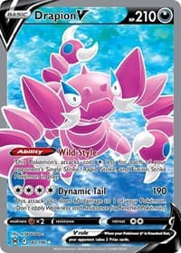 Drapion V (Full Art) - SWSH11: Lost Origin - Pokemon card