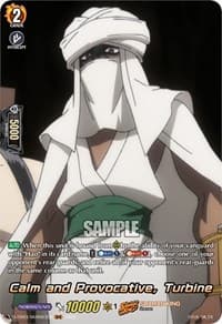 Calm and Provocative, Turbine (SKR) - D-TB03: Shaman King - Cardfight Vanguard card