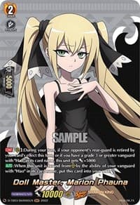 Doll Master, Marion Phauna (SKR) - D-TB03: Shaman King - Cardfight Vanguard card