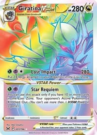 Giratina VSTAR (201) (Secret) - SWSH11: Lost Origin - Pokemon card