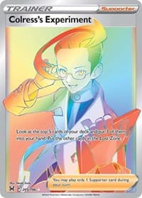 Colress's Experiment (Secret) - SWSH11: Lost Origin - Pokemon card