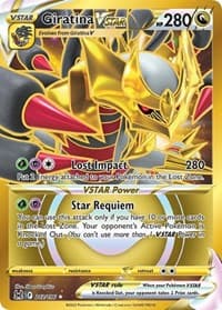 Giratina VSTAR (212) (Secret) - SWSH11: Lost Origin - Pokemon card