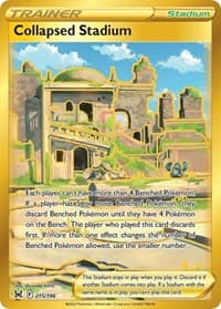 Collapsed Stadium (Secret) - SWSH11: Lost Origin - Pokemon card