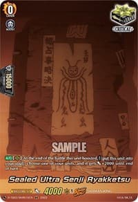 Sealed Ultra Senji Ryakketsu (SKR) - D-TB03: Shaman King - Cardfight Vanguard card