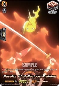 Results of Hellacious Training (SKR) - D-TB03: Shaman King - Cardfight Vanguard card