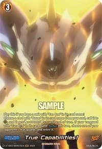 True Capabilities! (SKR) - D-TB03: Shaman King - Cardfight Vanguard card