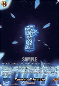 KauKau Priwenpe (SKR) - D-TB03: Shaman King - Cardfight Vanguard card