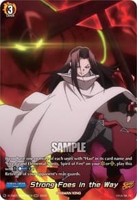 Strong Foes in the Way (SKR) - D-TB03: Shaman King - Cardfight Vanguard card