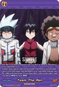 Team The Ren (SKR) - D-TB03: Shaman King - Cardfight Vanguard card