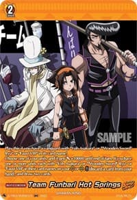 Team Funbari Hot Springs (SKR) - D-TB03: Shaman King - Cardfight Vanguard card