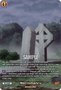 Necromancy (SKR) - D-TB03: Shaman King - Cardfight Vanguard card