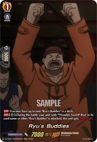 Ryu's Buddies (SKR) - D-TB03: Shaman King - Cardfight Vanguard card
