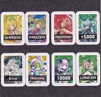 Vertex Diva Punch Card Token Sheet - Vertex Diva - WIXOSS card