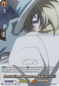 Ominous Presence, Faust VIII (SKR) - D-TB03: Shaman King - Cardfight Vanguard card