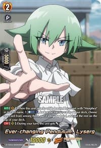 Ever-changing Pendulum, Lyserg (SKR) - D-TB03: Shaman King - Cardfight Vanguard card
