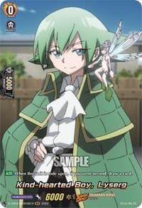Kind-hearted Boy, Lyserg (SKR) - D-TB03: Shaman King - Cardfight Vanguard card