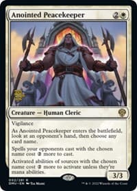 Anointed Peacekeeper - Prerelease Cards - Magic: The Gathering card