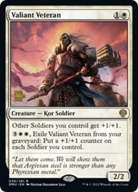 Valiant Veteran - Prerelease Cards - Magic: The Gathering card