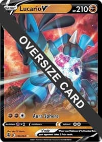 Lucario V - Jumbo Cards - Pokemon card