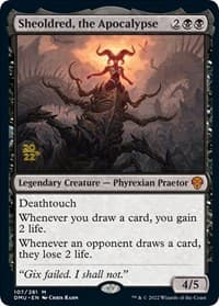 Sheoldred, the Apocalypse - Prerelease Cards - Magic: The Gathering card