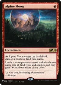 Alpine Moon - The List Reprints - Magic: The Gathering card