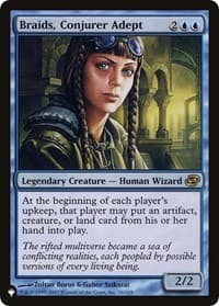 Braids, Conjurer Adept - The List Reprints - Magic: The Gathering card